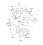 Diagram for Hyundai Sonata Glove Box - 84510-38502-LK