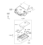 Diagram for 2001 Hyundai Sonata Fuse Box - 91220-3D301