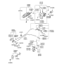 Diagram for Hyundai XG350 Door Striker - 81350-38000