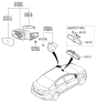 Diagram for 2014 Hyundai Elantra Car Mirror - 87620-3X680