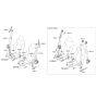 Diagram for 2014 Hyundai Elantra Seat Belt - 88820-3X500-RY