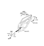 Diagram for Hyundai Elantra Door Check - 79490-3X001