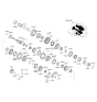 Diagram for 2013 Hyundai Elantra Synchronizer Ring - 43394-32410