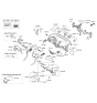 Diagram for 2015 Hyundai Elantra Steering Column Cover - 84852-3X000-RY