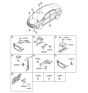 Diagram for 2015 Hyundai Elantra GT Horn - 96630-3X001