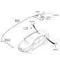 Diagram for Hyundai Elantra Antenna - 96210-3X205-MTS