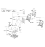 Diagram for 2014 Hyundai Elantra Seat Cushion - 88200-3X001-MSD