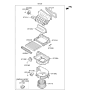 Diagram for Hyundai Elantra GT Blower Motor Resistor - 97128-A5000