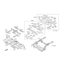 Diagram for 2015 Hyundai Elantra Floor Pan - 65510-3X500