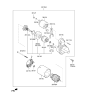 Diagram for 2016 Hyundai Elantra GT Starter Motor - 36100-2E131