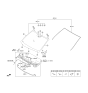 Diagram for 2011 Hyundai Elantra Windshield Washer Nozzle - 98630-3X500