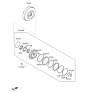 Diagram for 2015 Hyundai Elantra Torque Converter - 45100-26140