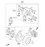 Diagram for 2012 Hyundai Elantra Brake Pad Set - 58302-3XA30