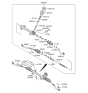 Diagram for 2014 Hyundai Elantra Rack And Pinion - 56500-3X200