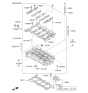 Diagram for Hyundai Cylinder Head - 22100-2E002