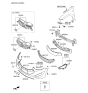 Diagram for 2012 Hyundai Elantra License Plate - 86519-3X511