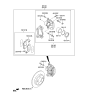 Diagram for 2013 Hyundai Elantra Brake Pad Set - 58101-3XA20