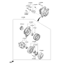 Diagram for 2015 Hyundai Elantra Alternator Pulley - 37320-2B050