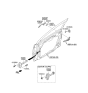 Diagram for Hyundai Elantra Door Handle - 82651-3X010