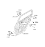 Diagram for Hyundai Door Handle - 82651-2B000
