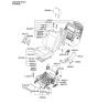 Diagram for 2009 Hyundai Santa Fe Seat Cushion - 88100-0W000-J4A