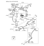 Diagram for 2006 Hyundai Santa Fe A/C Compressor - 97701-2B300-RM