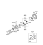 Diagram for 2008 Hyundai Santa Fe Differential - 45822-39510