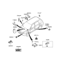 Diagram for 2007 Hyundai Veracruz TPMS Sensor - 95800-4D600