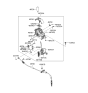 Diagram for 2007 Hyundai Santa Fe Shift Cable - 46790-0W100