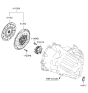 Diagram for Hyundai Santa Fe Clutch Disc - 41100-24900