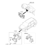 Diagram for 2007 Hyundai Santa Fe A/C Switch - 97250-2B151-CA