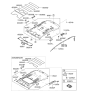 Diagram for 2007 Hyundai Santa Fe Air Bag - 85020-0W001