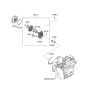 Diagram for 2008 Hyundai Santa Fe Torque Converter - 45100-39900