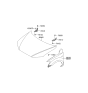 Diagram for 2007 Hyundai Santa Fe Fender - 66310-0W260