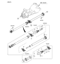 Diagram for Hyundai Santa Fe Drive Shaft - 49300-2B510