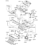 Diagram for 2008 Hyundai Santa Fe Throttle Body Gasket - 35101-3C200