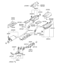 Diagram for 2009 Hyundai Santa Fe Exhaust Pipe - 28610-0W350