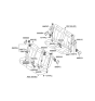 Diagram for 2008 Hyundai Santa Fe Seat Belt - 89820-0W000-WK