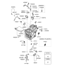 Diagram for 2008 Hyundai Santa Fe Engine Mount Torque Strut - 45220-3A541