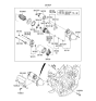 Diagram for Hyundai Sonata Starter Motor - 36100-3C180