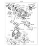 Diagram for 2009 Hyundai Santa Fe Evaporator - 97140-2B000