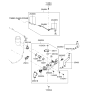 Diagram for 2006 Hyundai Entourage Thermostat Gasket - 25612-3C100