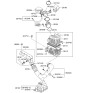 Diagram for 2001 Hyundai XG300 Hose Clamp - 14711-56006-B