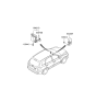 Diagram for 2009 Hyundai Santa Fe Relay - 95230-0W310