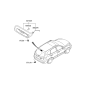 Diagram for 2012 Hyundai Santa Fe Windshield Washer Nozzle - 98930-2B000