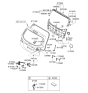 Diagram for 2007 Hyundai Santa Fe Lift Support - 81770-0W002