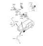 Diagram for Hyundai Santa Fe Brake Dust Shield - 51756-0W000