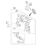 Diagram for 2011 Hyundai Santa Fe Brake Line - 58732-2B010