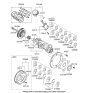 Diagram for 2009 Hyundai Sonata Piston Ring Set - 23040-3C150