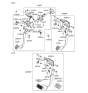 Diagram for 2009 Hyundai Genesis Brake Light Switch - 93810-0W000